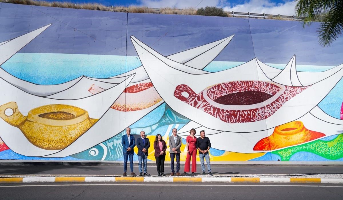 El mural público más grande de las Islas está en Tenerife