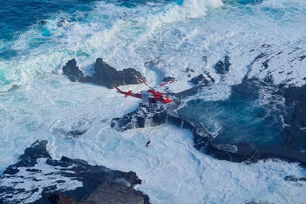 El 92% de los ahogados en Canarias este año ignoró las alertas por mal tiempo