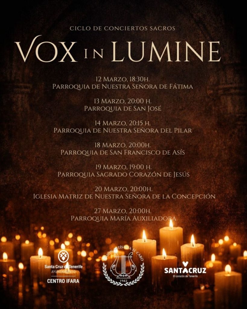 Santa Cruz de Tenerife Launches ‘Vox in Lumine’ Sacred Music Series