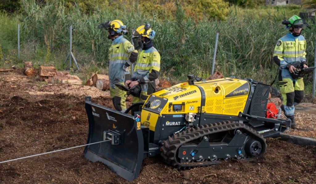 Robots para la prevención de incendios en Canarias en zonas de difícil acceso.