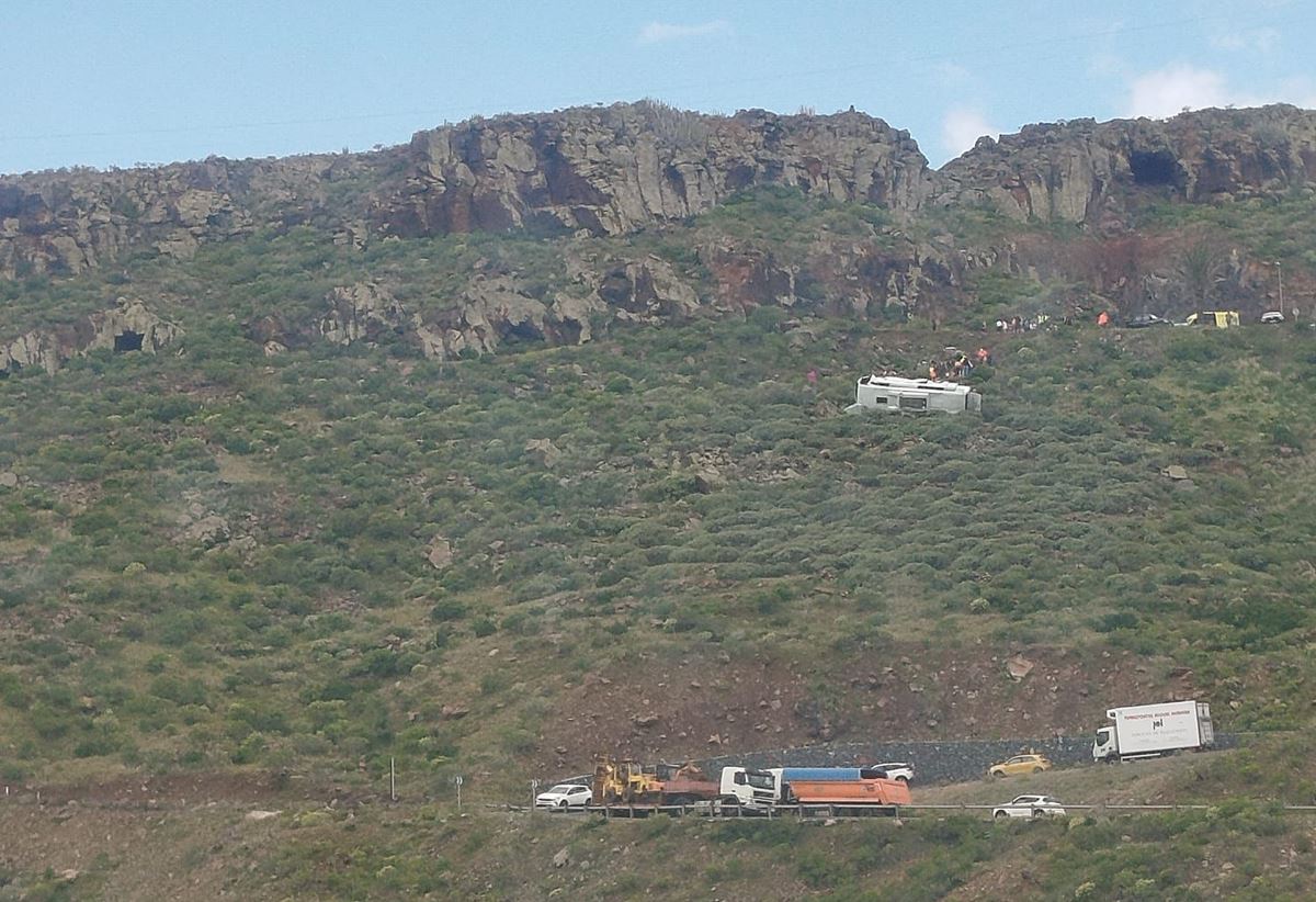 Acccidente guagua La Gomera