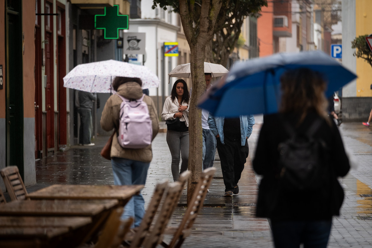 La AEMET actualiza la previsión de la borrasca en Canarias