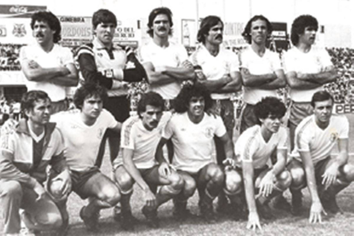 Alineación de la temporada 82-83. Fondo histórico CDT
