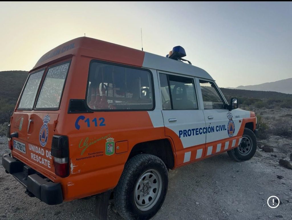 El surrealista robo en Güímar de un coche de emergencias: "Seguimos buscándolo"