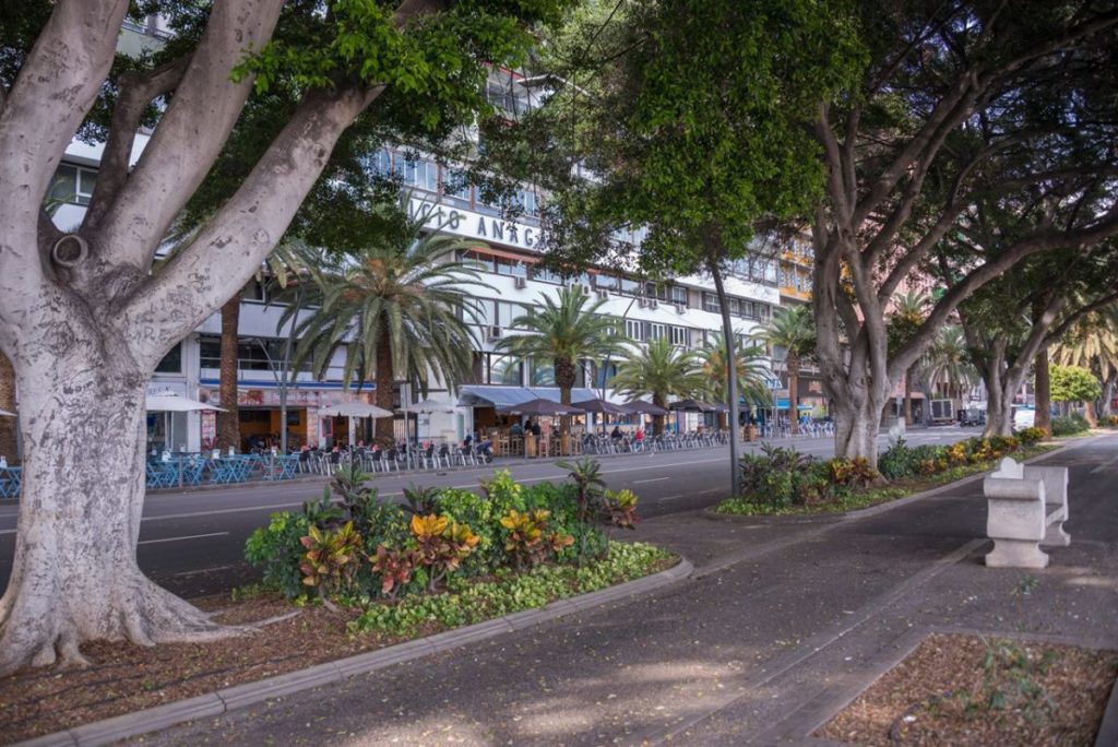 La avenida de Anaga se prepara para estrenar pavimento (con miradores incluido)