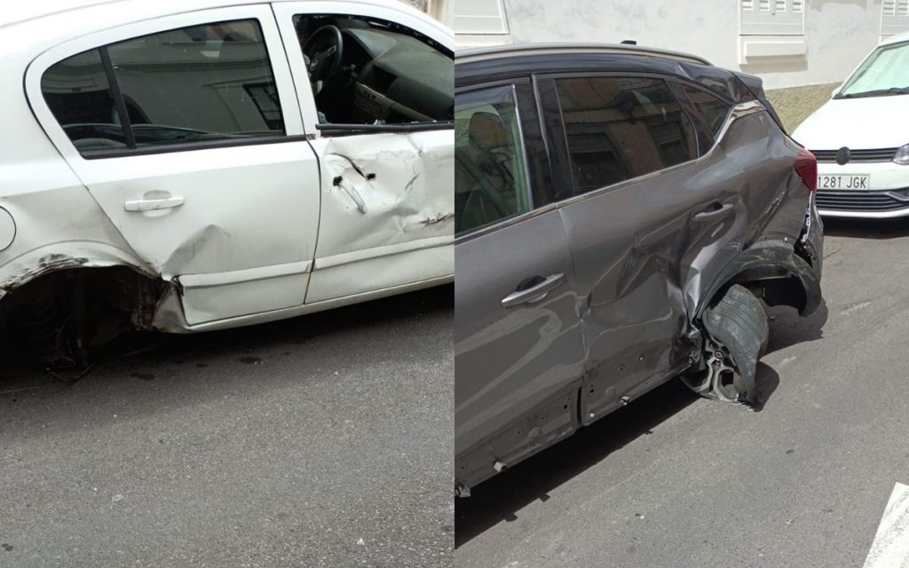 La Policía Local intercepta a un conductor ebrio en Santa Cruz tras colisionar con 14 coches