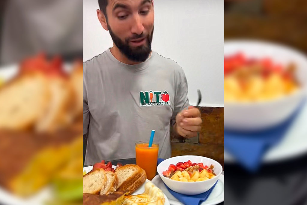 Nito, agricultor, lanza un nuevo desayuno en Tenerife: prote&iacute;na, fruta y pan de Zulay por solo 10 euros
