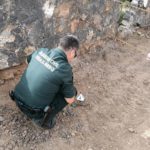 La Guardia Civil encuentra un proyectil de mortero en Canarias