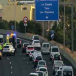 Colas en la TF-5 por un accidente