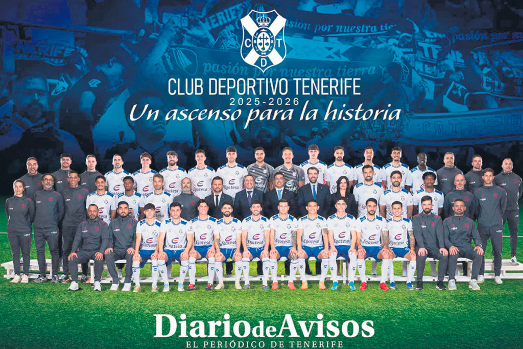 DIARIO DE AVISOS regala este domingo el p&oacute;ster de la plantilla del CD Tenerife