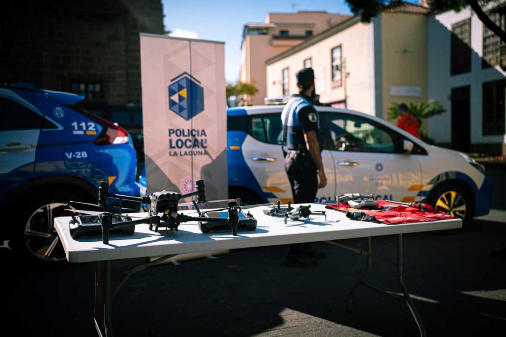 Ni un rincón sin vigilar: los drones con sensores de calor llegan a la Policía de La Laguna