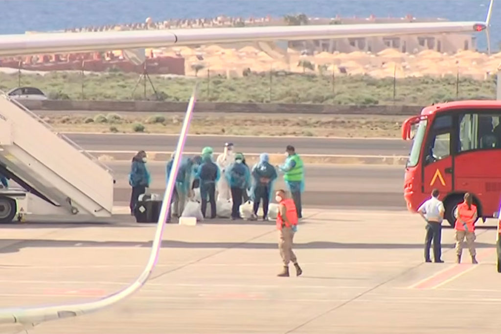 EN DIRECTO | Desembarco del MV Hondius, con un brote de hantavirus, en Granadilla
