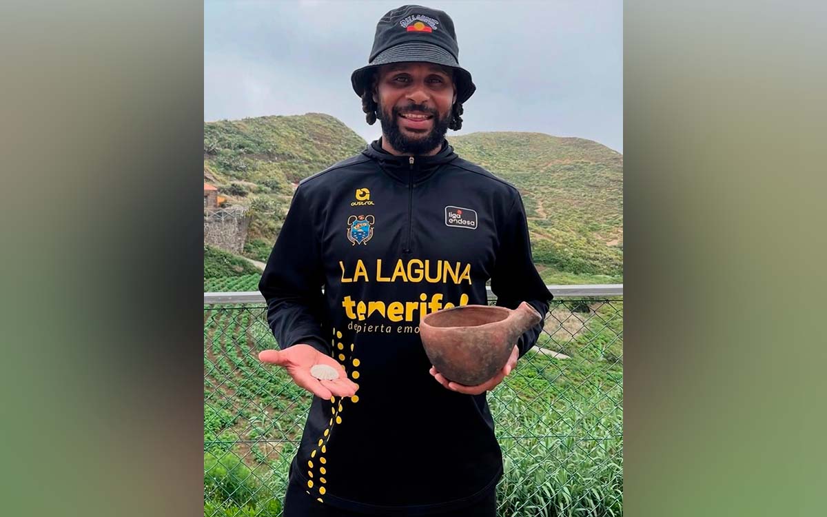 Patty Mills, la extrella mundial que quiere conocer la historia aborigen de Canarias: "Jugamos por una isla construida por gente que aprendió a resistir"