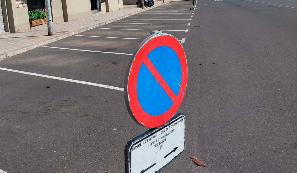 6 días sin aparcar en Divina Pastora, en Santa Cruz, por obras inexistentes