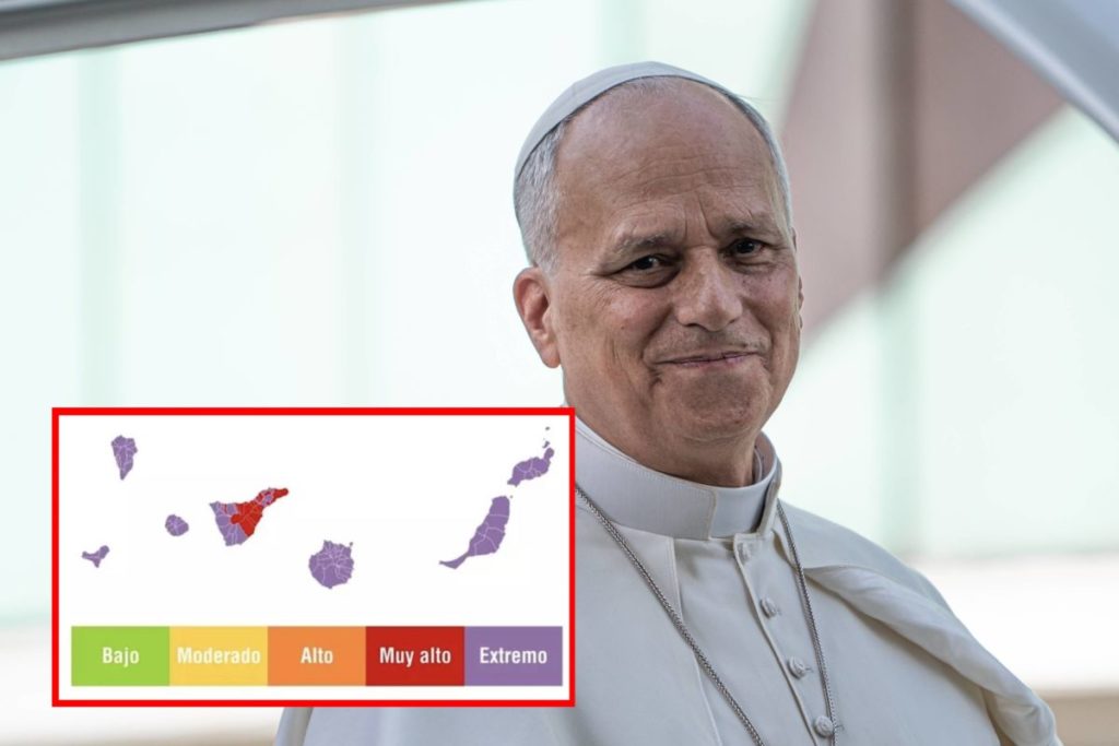 Alertan del riesgo por radiaci&oacute;n solar durante la visita del papa Le&oacute;n XIV a Canarias
