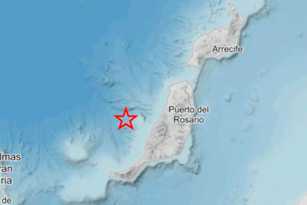 El IGN registra un terremoto de magnitud 2,5 en Fuerteventura