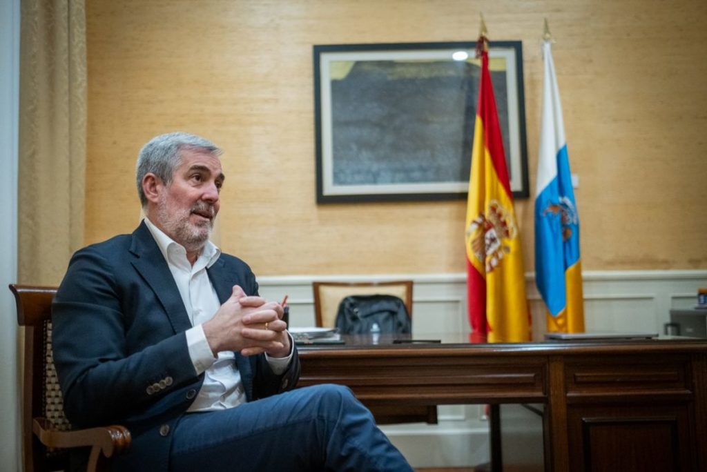 El presidente del Gobierno de Canarias, Fernando Clavijo. | Fran Pallero