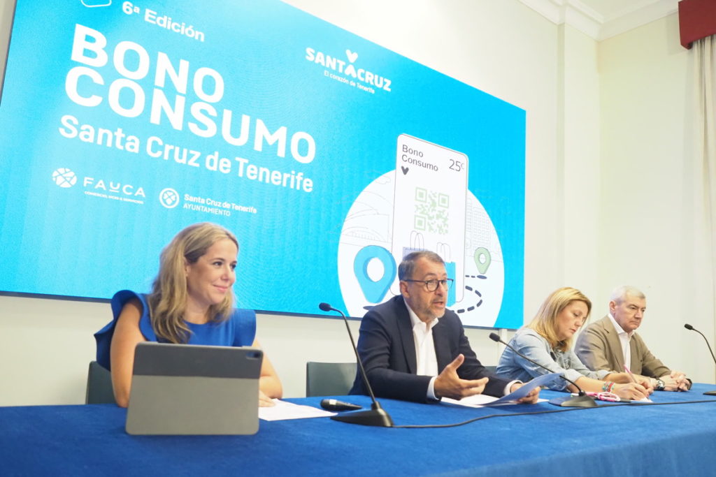 Presentación de la nueva campaña de Bonos Consumo Santa Cruz. | Sergio Méndez