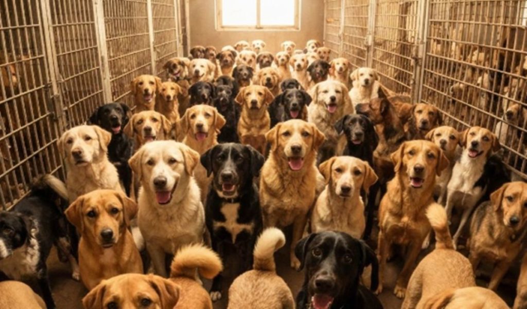 Parte de los animales acogidos en las instalaciones de ADEPAC, cuya continuidad depende de la actualización del convenio con el Cabildo de Tenerife. | ADEPAC