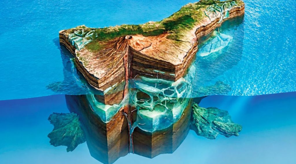 Mapa de Tenerife para ilustrar la situación límite de los acuíferos en la Isla, que se encuentra al límite. | DA