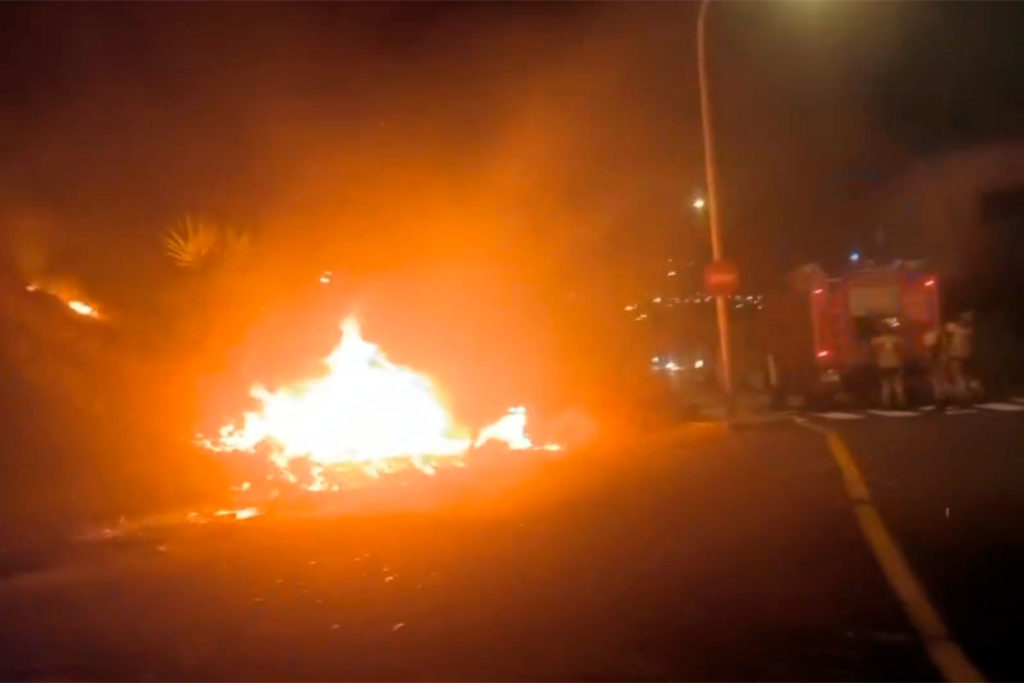 Segundo conato de incendio en menos de dos meses en la misma zona de La Laguna