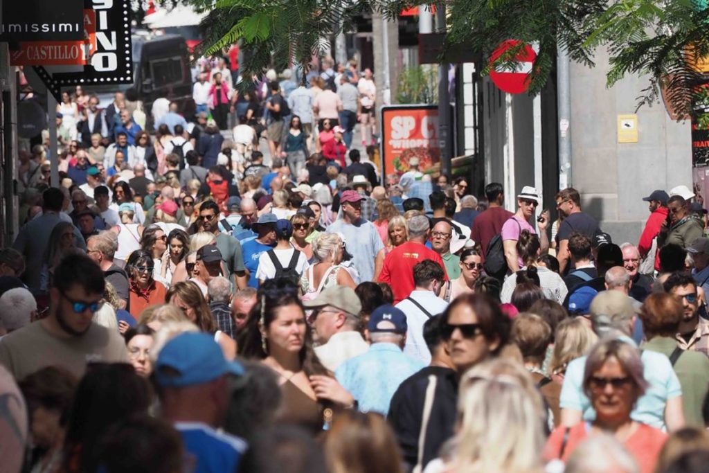 El centro de Santa Cruz concentra buena parte de la actividad comercial de la capital. Sergio Méndez