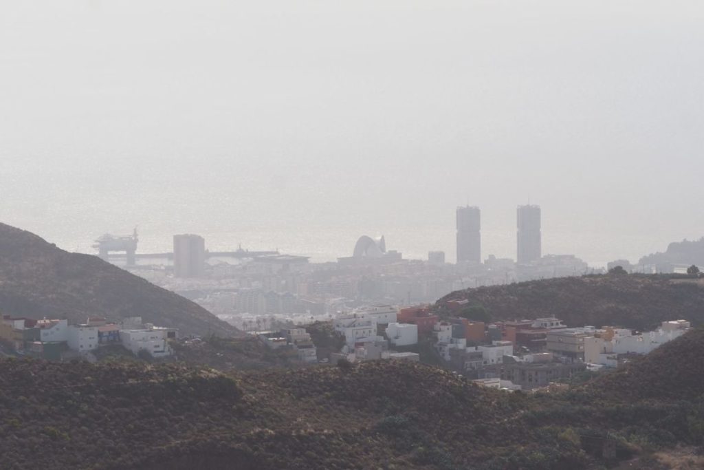 Calima y subida de temperaturas hoy en Canarias