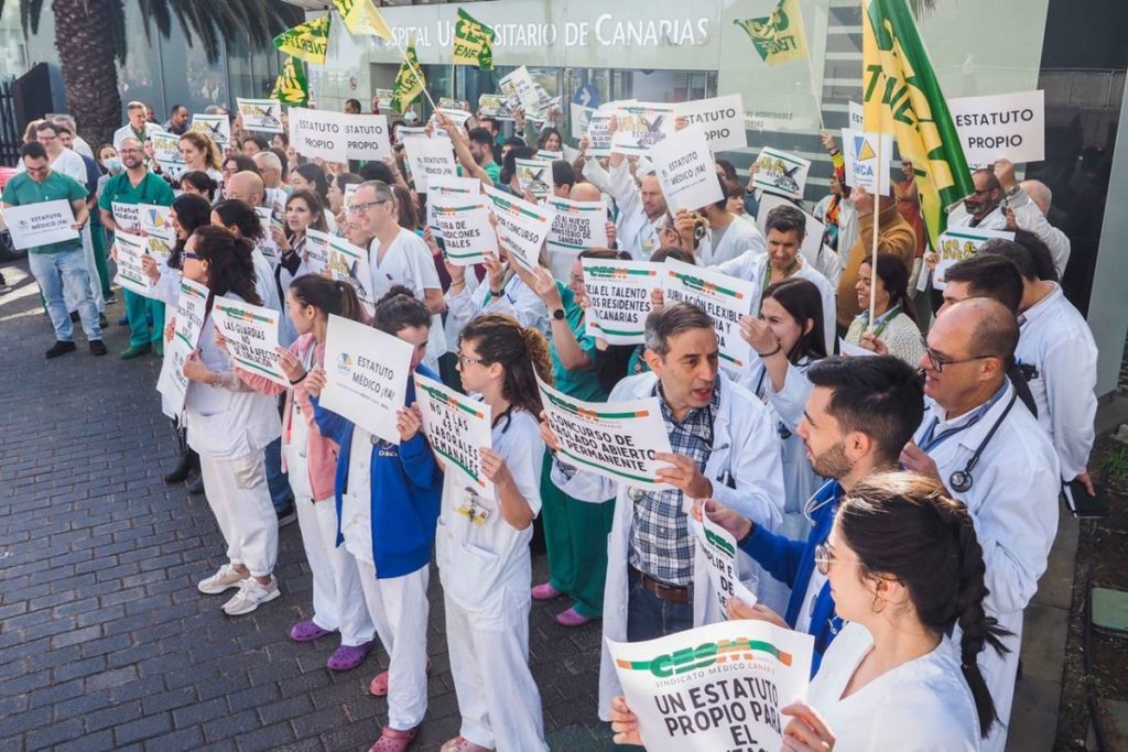 Huelga indefinida de médicos en Canarias: comenzará el 16 de octubre