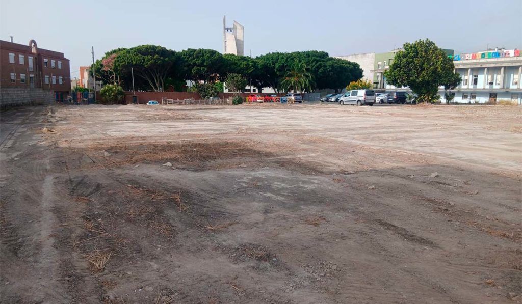 Nuevo aparcamiento en La Laguna: 300 plazas junto a un colegio con zona ‘Besa y baja’