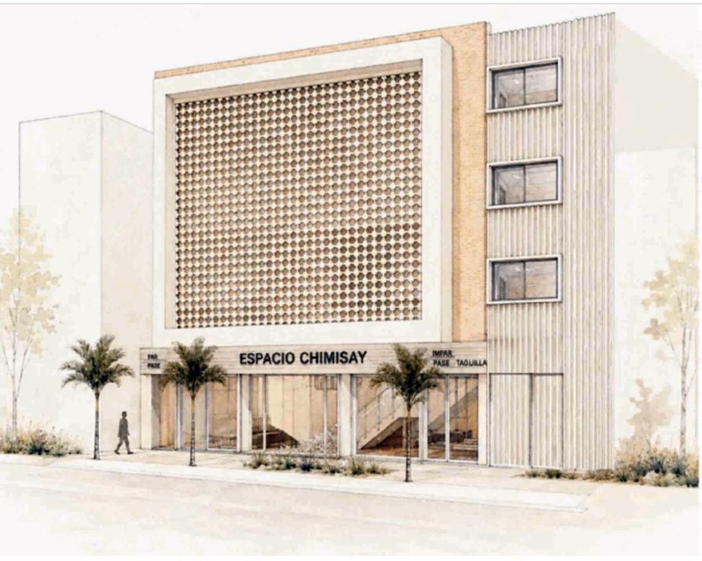 El cine Chimisay tendr&aacute; un gran &lsquo;hall&rsquo; central de triple altura, un ascensor panor&aacute;mico y camerinos