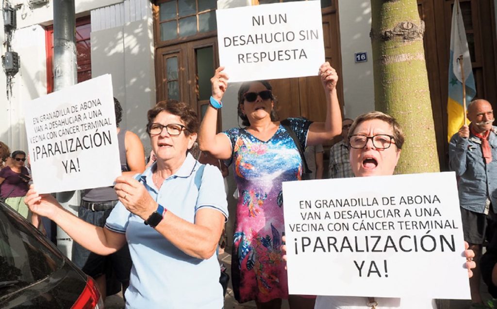 Un enfermo de c&aacute;ncer tinerfe&ntilde;o de 70 a&ntilde;os, sin alternativas ante su desahucio