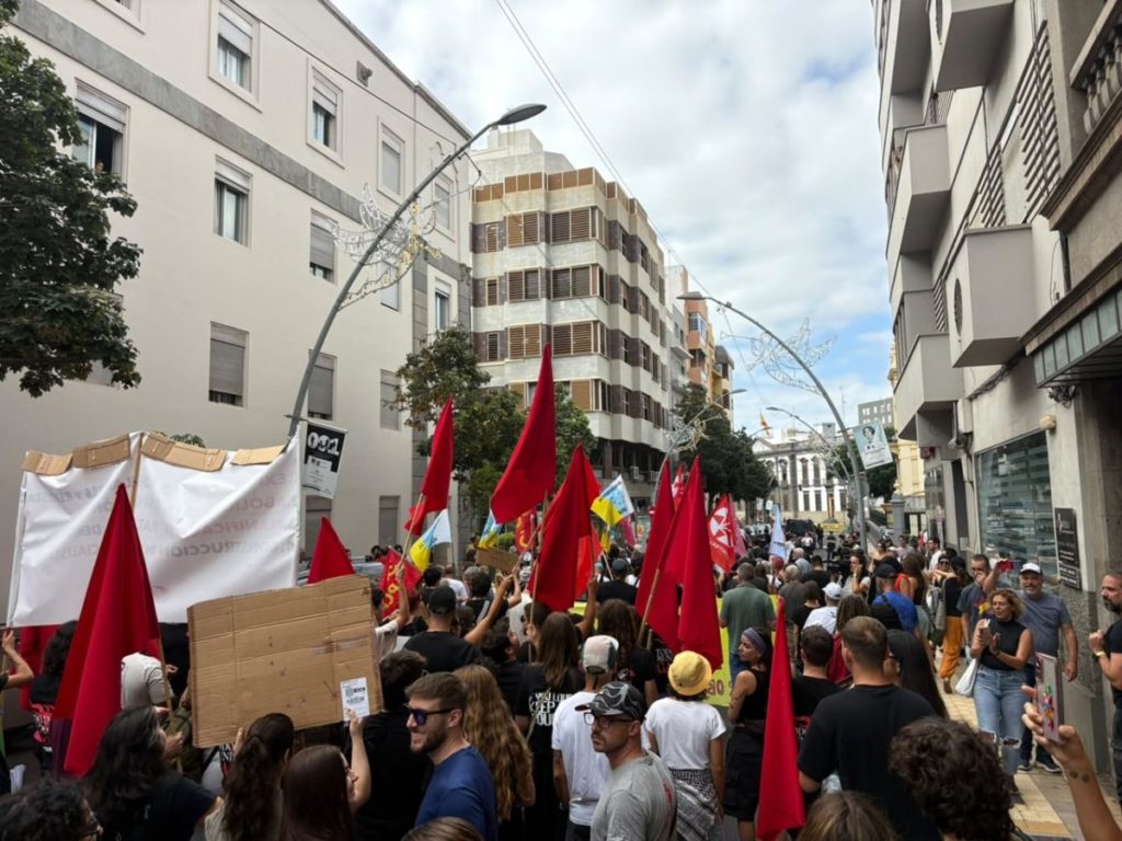 Canarias vuelve a la calle por la vivienda: el recorrido de la manifestación en Tenerife